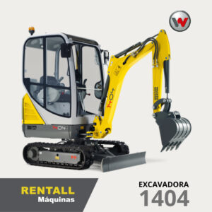 Excavadora WN 1404 > CUANDO LO QUE IMPORTA ES LO COMPACTO.