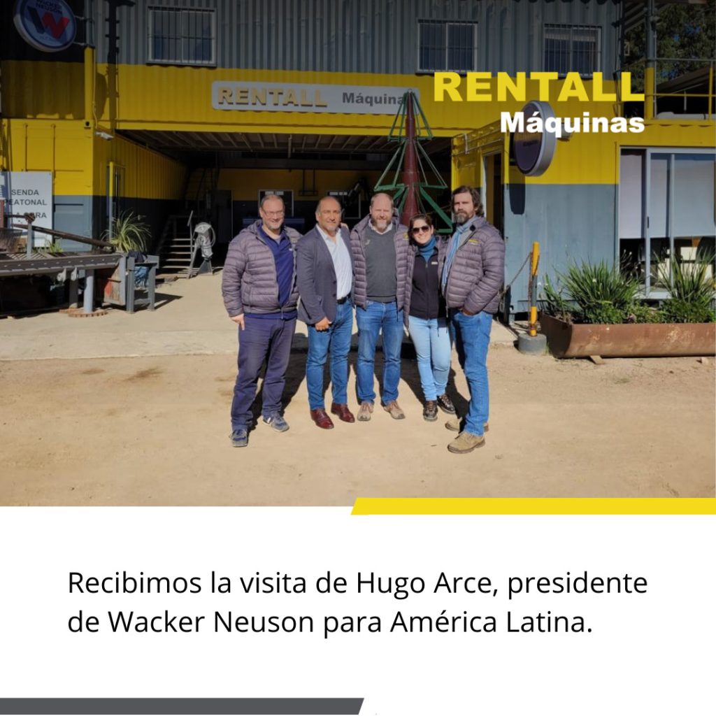 Recibimos la visita de Hugo Arce, presidente de Wacker Neuson para América Latina