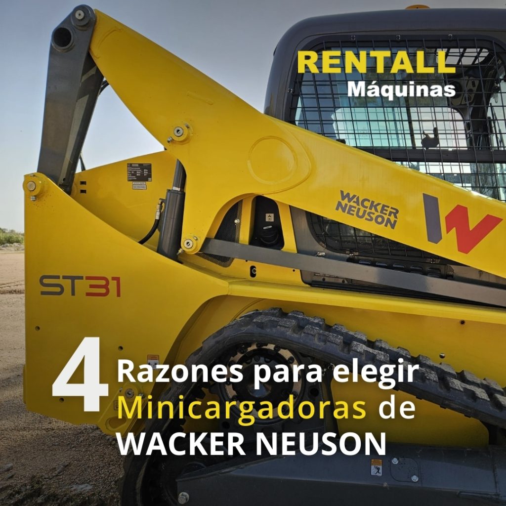 4 razones para elegir minicargadoras wacker Neuson