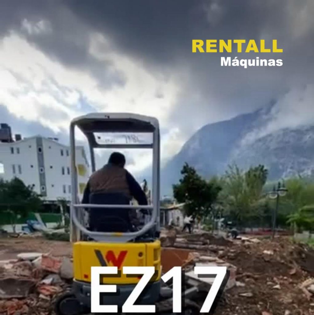 alquiler de miniexcavadoras