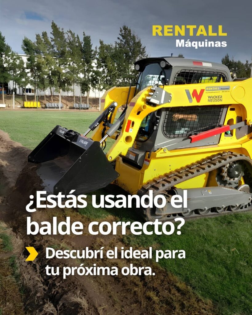 Baldes para maquinaria en Maldonado