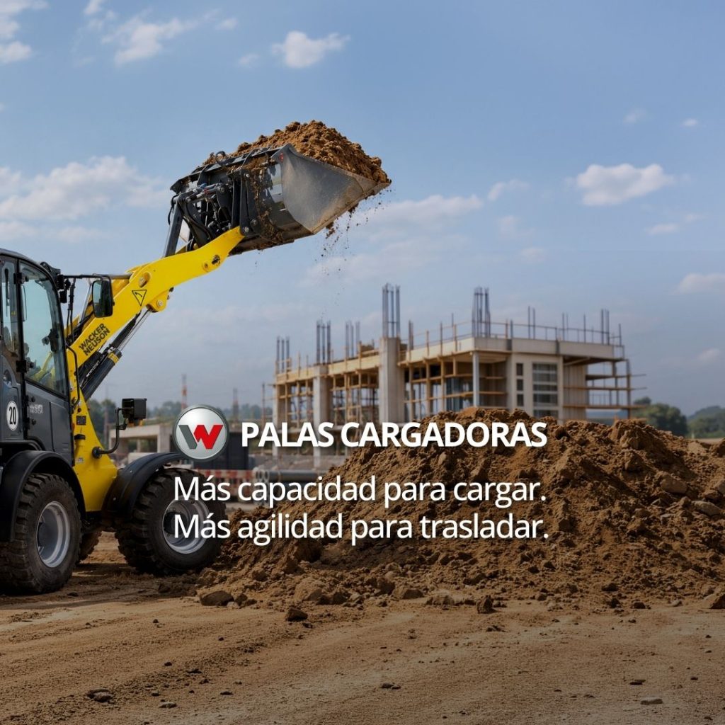 Alquiler de palas cargadoras en Montevideo