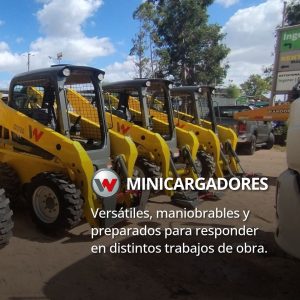 Alquiler de minicargadores en Montevideo: Distintas soluciones para potenciar tu obra